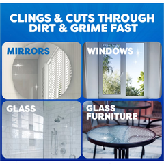 Windex Fast Shine Foaming Window and Glass Cleaner - 19oz