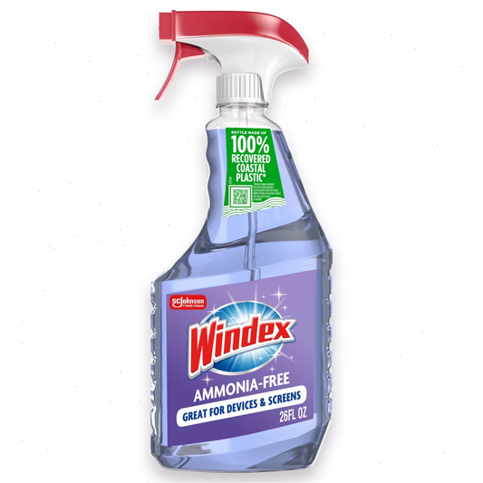 Windex Ammonia Free Window and Glass Cleaner Spray - Crystal Rain - 26oz