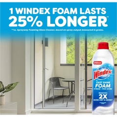 Windex Fast Shine Foaming Window and Glass Cleaner - 19oz