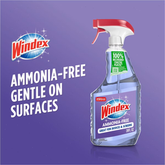 Windex Ammonia Free Window and Glass Cleaner Spray - Crystal Rain - 26oz