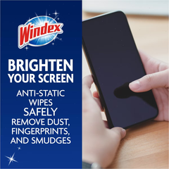Windex Electronic Cleaner Wipes Pre-Moistened - 25ct