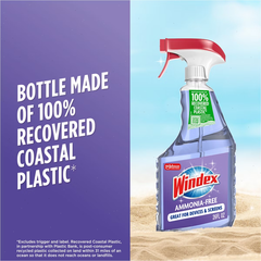 Windex Ammonia Free Window and Glass Cleaner Spray - Crystal Rain - 26oz