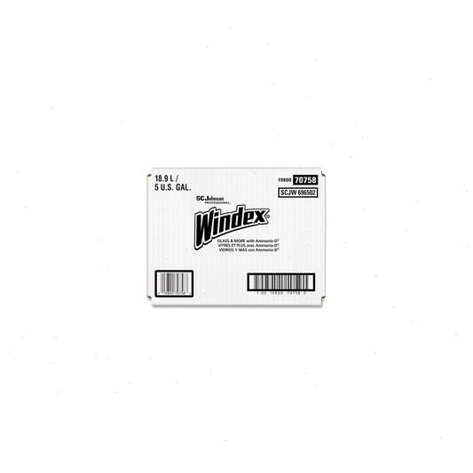 Windex Glass Cleaner with Ammonia-D, 5 gal Bag-in-Box Dispenser