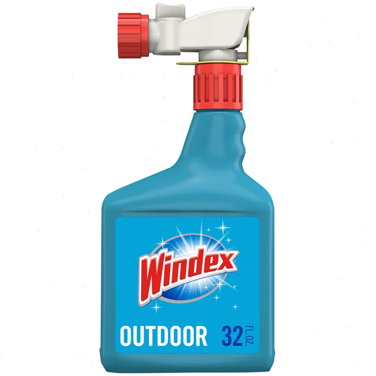Windex Liquid Outdoor Window and Glass Cleaner Spray - 32 fl oz