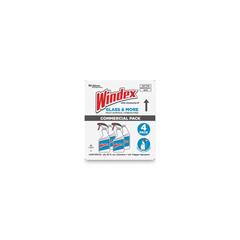 Windex Original Glass Cleaner, Fresh Scent, 32 oz Spray Bottle, 4/Carton
