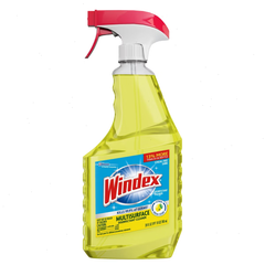 Windex Multi Surface Cleaner Disinfectant Spray - Citrus Fresh - 26 fl oz: Liquid, Spray Bottle, Multipurpose, Non-Porous Surfaces