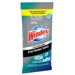 Windex Electronic Cleaner Wipes Pre-Moistened - 25ct