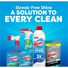 Windex Fast Shine Foaming Window and Glass Cleaner - 19oz