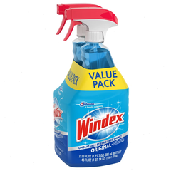 Windex Original Blue Window and Glass Cleaner Spray